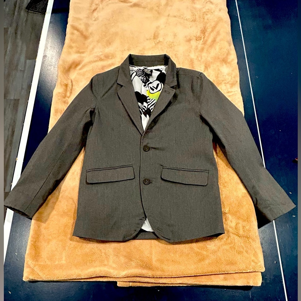 Boys Gray Shaun White Sports Coat - Medium